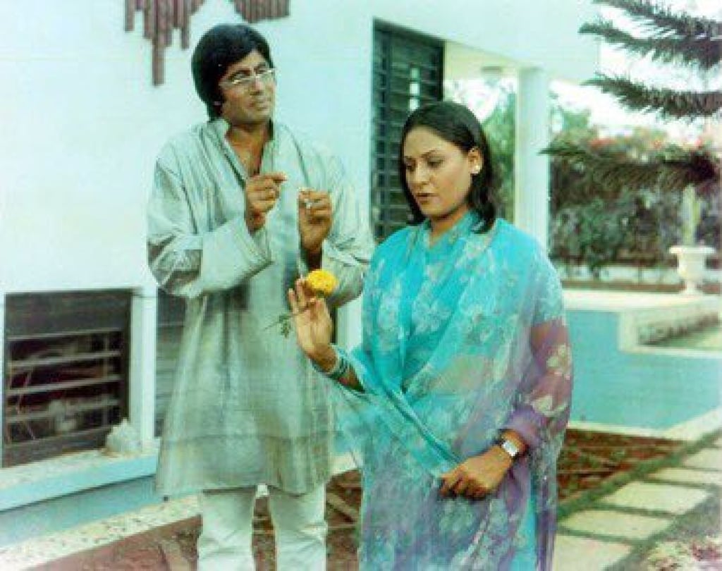 Bachchan and his wife appeared in the film Chupke Chupke in their now home Jalsa. Photo: @SrBachchan/Twitter
