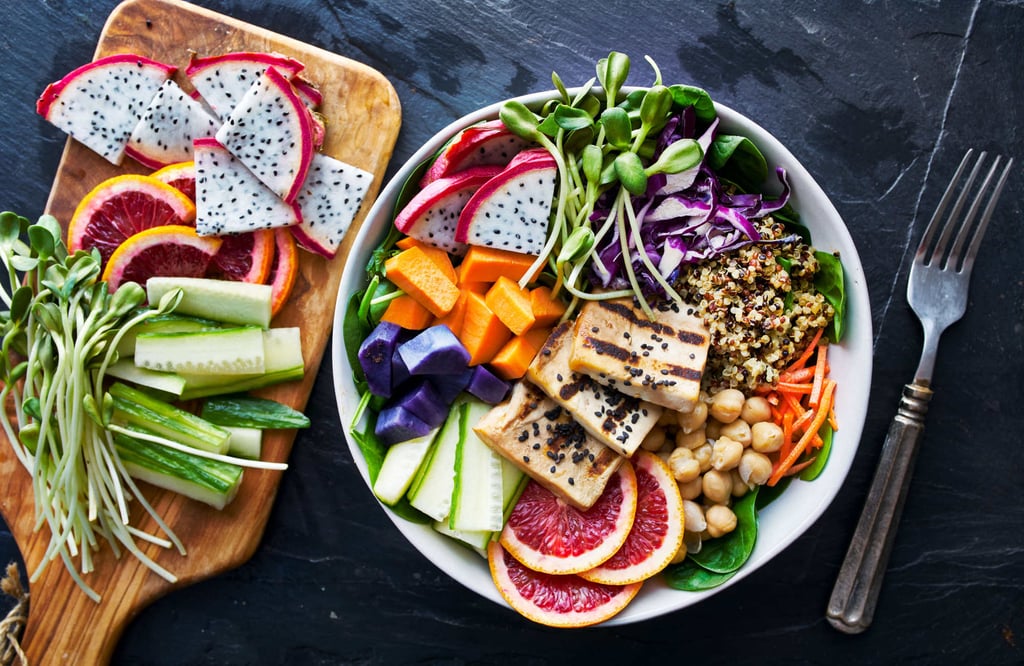 A vegan diet contains only plant-derived foods such as vegetables, grains, nuts, seeds and fruits. Photo: Shutterstock A vegan diet contains only plant-derived foods such as vegetables, grains, nuts, seeds and fruits. Photo: Shutterstock