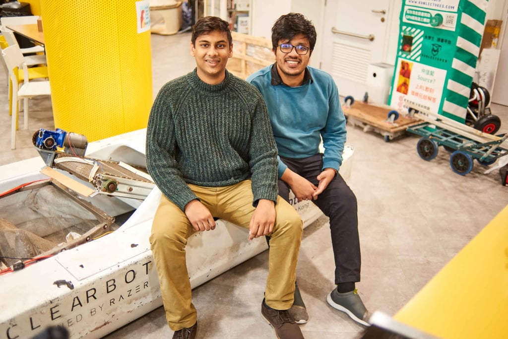 Co-winner Open Ocean Engineering, co-founded by Sidhant Gupta (left), aims to create a new and substantial infrastructure for marine services, helping to reduce carbon emissions in the sector.