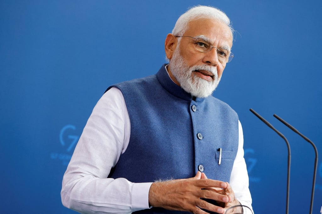 Modi has been courted assiduously by Washington as a partner in its Indo-Pacific strategy. Photo: Reuters Modi has been courted assiduously by Washington as a partner in its Indo-Pacific strategy. Photo: Reuters