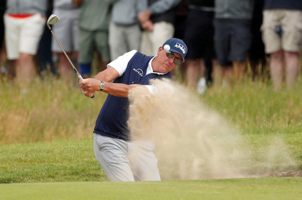 Phil Mickelson said through his agent he has asked for a conflicting event release to the London event. Photo: Reuters