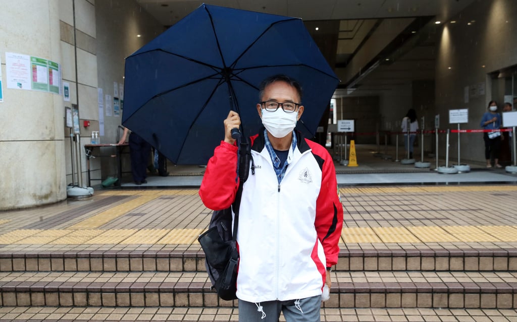 Tsui Hon-kwong leaves West Kowloon Court. Photo: Edmond So Tsui Hon-kwong leaves West Kowloon Court. Photo: Edmond So
