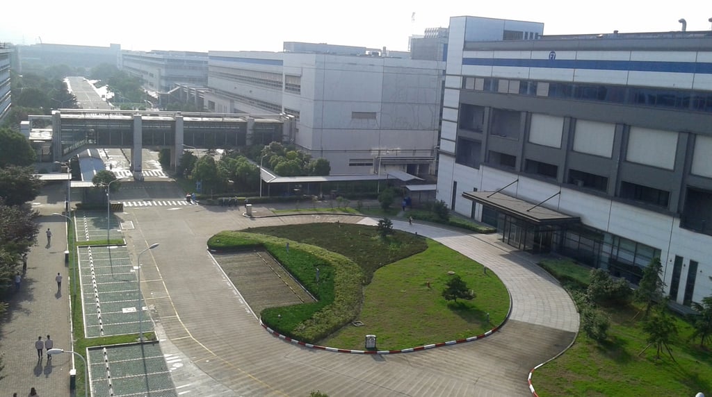 The main campus of Apple supplier Pegatron Corp’s manufacturing complex in the outskirts of Shanghai. Photo: Zeng Dejian