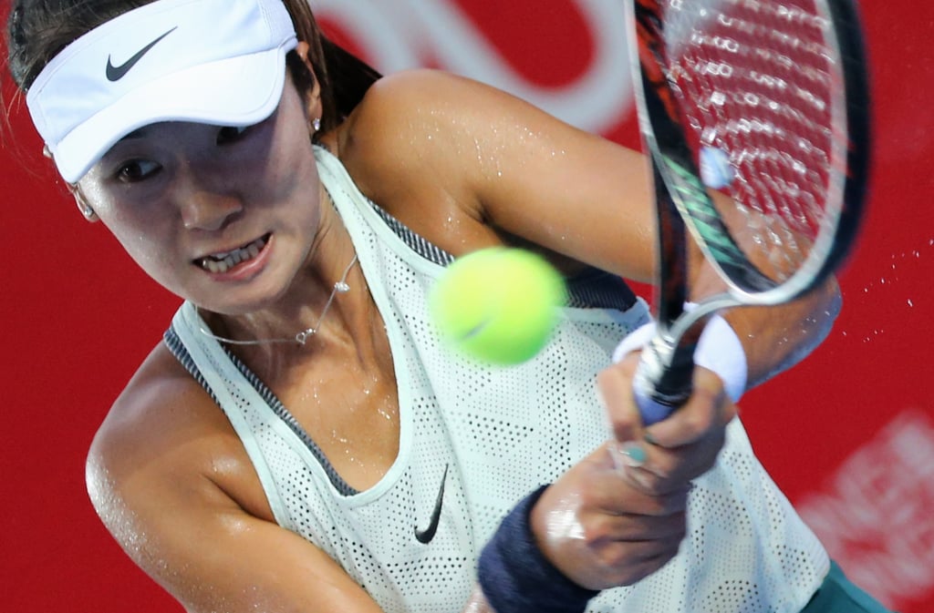 Hong Kong player Zhang Ling in action during the Prudential Hong Kong Tennis Open in Causeway Bay. Photo: SCMP Hong Kong player Zhang Ling in action during the Prudential Hong Kong Tennis Open in Causeway Bay. Photo: SCMP