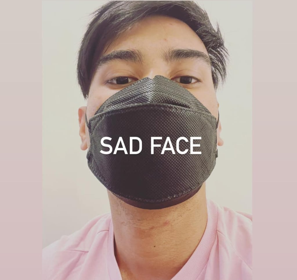 Robbie Capito was disappointed a week ago when he posted about his positive test on social media. Photo: Facebook