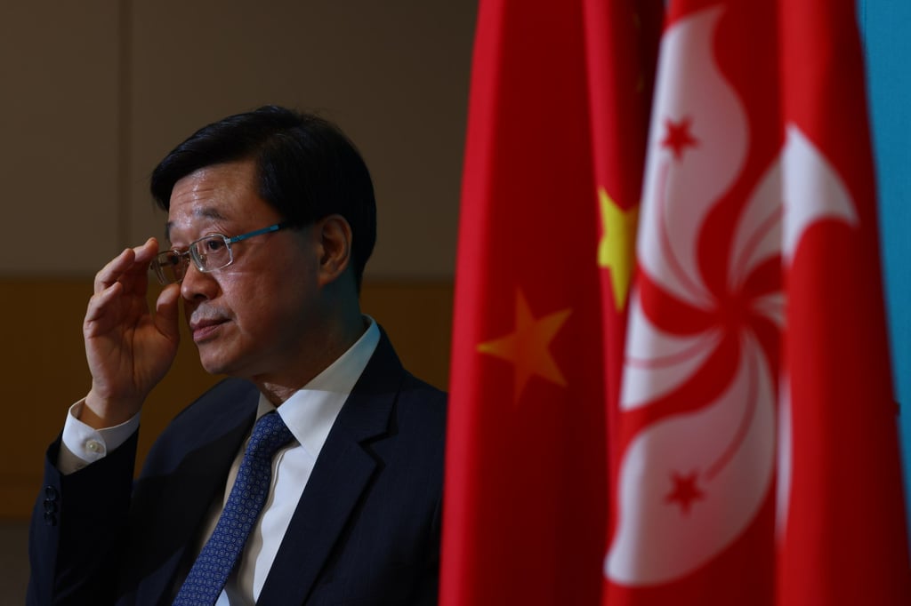 Hong Kong’s Chief Executive-elect John Lee. Photo: Nora Tam Hong Kong’s Chief Executive-elect John Lee. Photo: Nora Tam