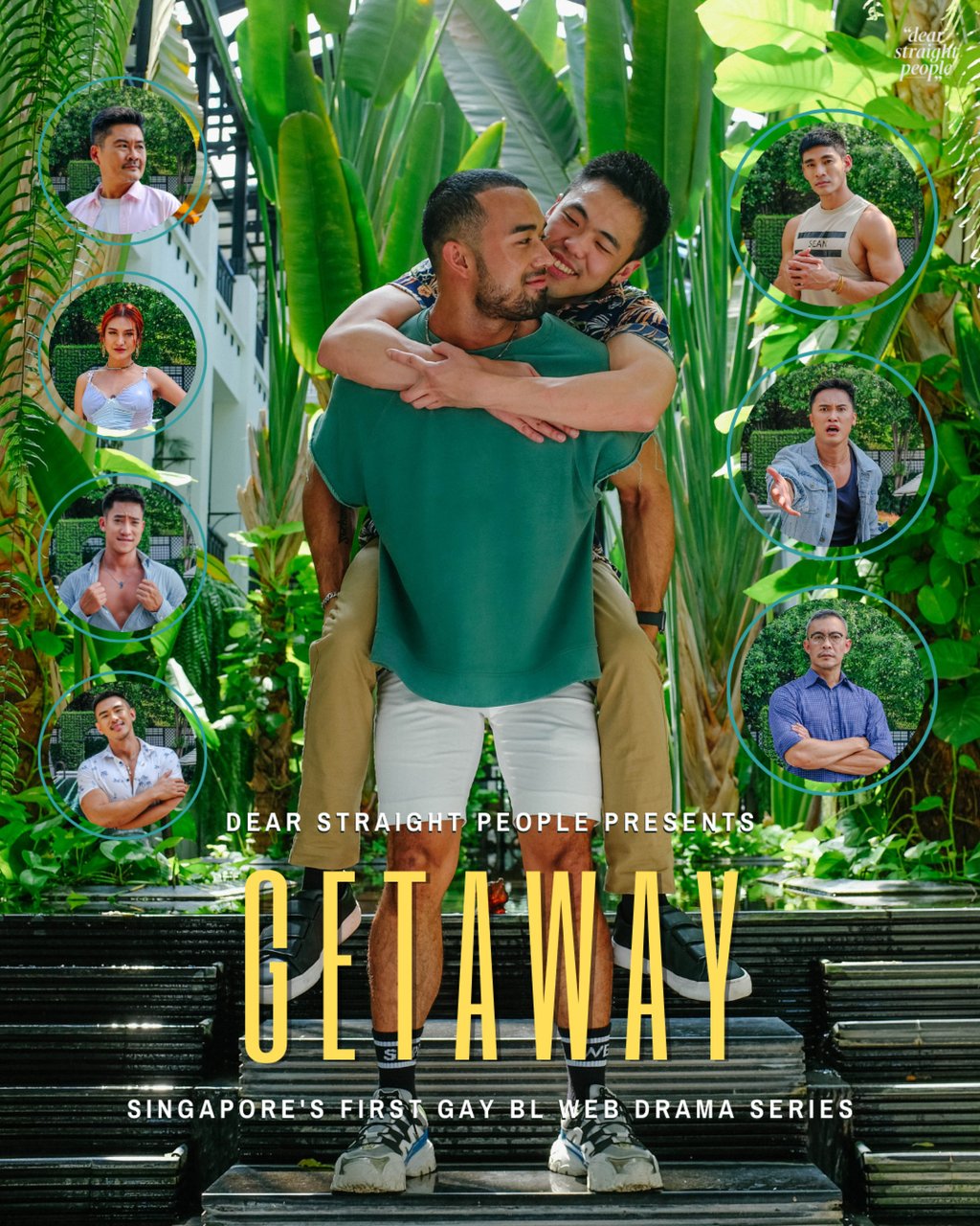 A promotional poster for Getaway. Photo: Courtesy of Dear Straight People A promotional poster for Getaway. Photo: Courtesy of Dear Straight People