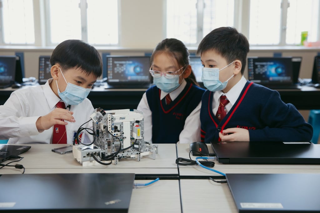 CoolThink@JC students learn the process of coding using Scratch and MIT App Inventor, which helps empower students to make the shift from being passive consumers of technology to active producers. Photo: HKJC