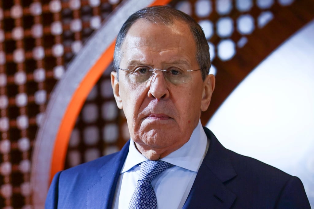 Russian Foreign Minister Sergey Lavrov attended Thursday’s BRICS meeting. Photo: AP