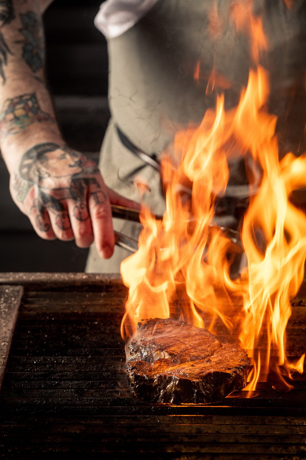 The art of flame-grilled steak. Photo: Herny