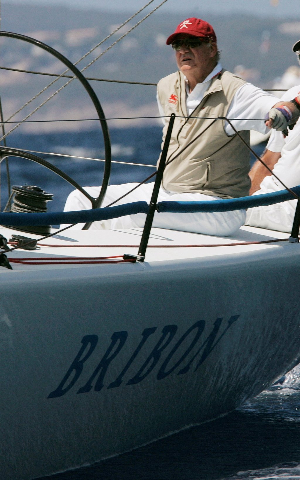 Then Spanish King Juan Carlos sails aboard the yacht Bribon during the second stage of the 28th King’s Cup sailing race in Palma de Mallorca in August 2009. Photo: Reuters Then Spanish King Juan Carlos sails aboard the yacht Bribon during the second stage of the 28th King’s Cup sailing race in Palma de Mallorca in August 2009. Photo: Reuters