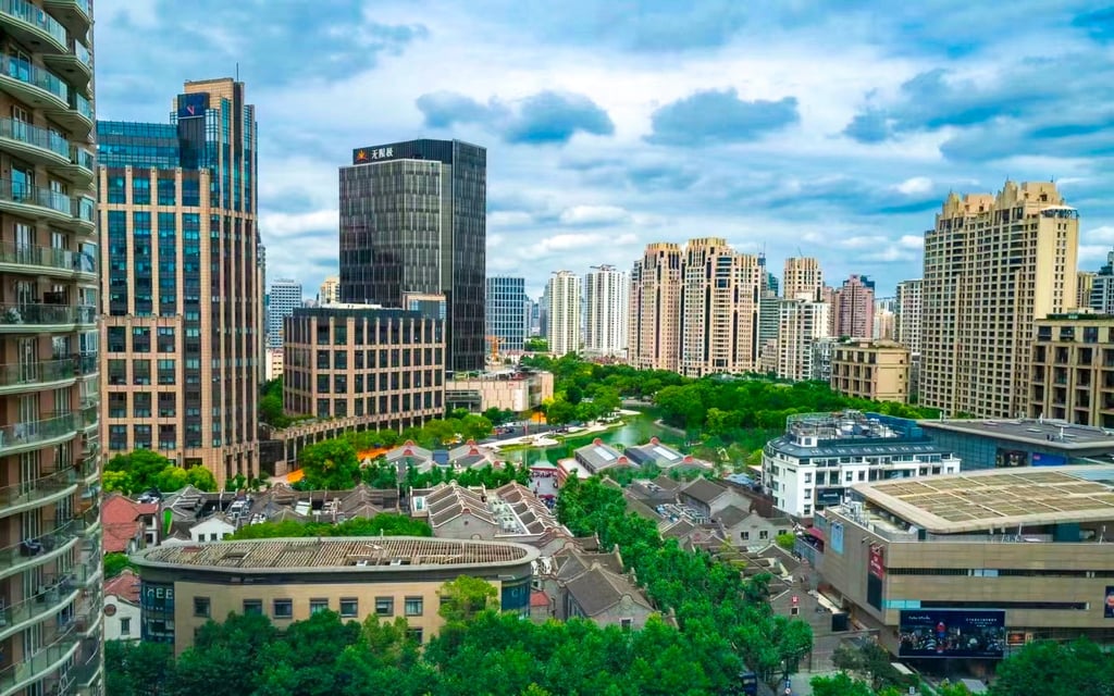 Zhongrong International Trust sold Lanson Place Jinlin Tiandi, a five-star hotel in Shanghai’s Xintiandi shopping neighbourhood for US$200 million, in February 2021. Photo: WEIBO
