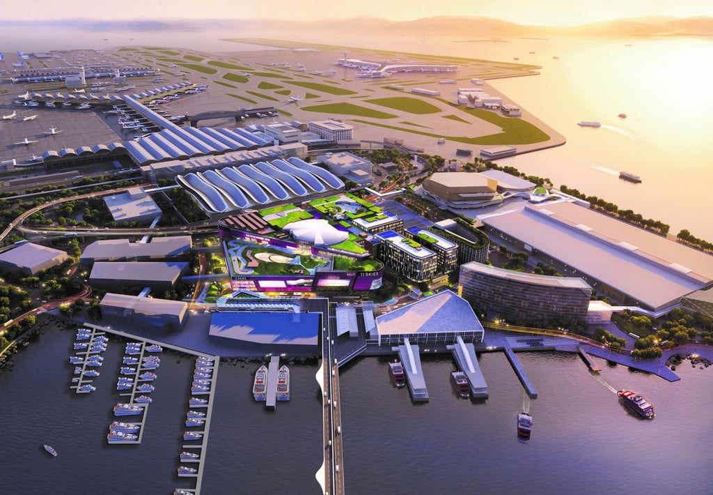 Illustration of overview of 11 Skies, which will open in July to cater for the Greater Bay Area market. Photo: Handout Illustration of overview of 11 Skies, which will open in July to cater for the Greater Bay Area market. Photo: Handout