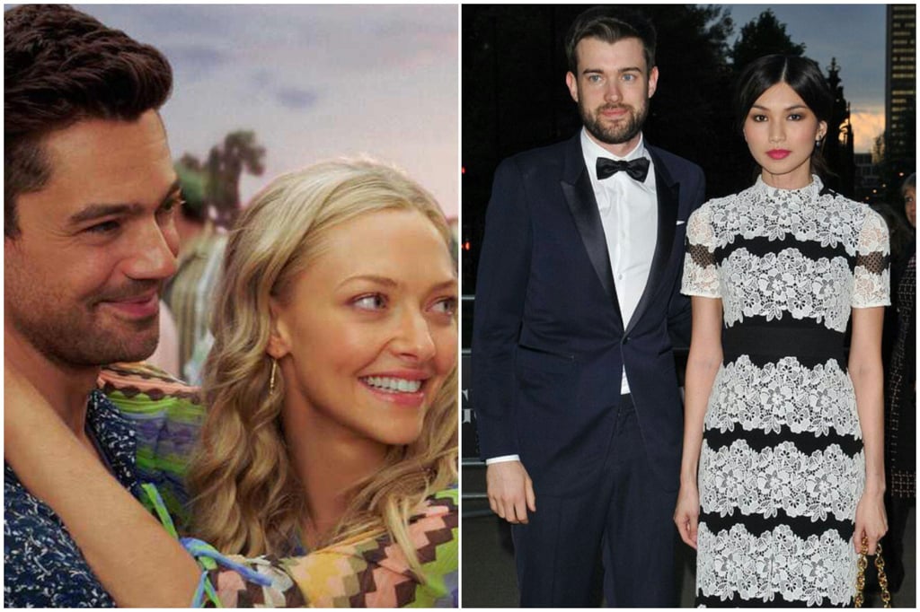 Gemma Chan was previously with comedian Jack Whitehall, while Dominic Cooper was with Amanda Seyfried. Photos: @Instagram, @Beard_Club/Twitter
