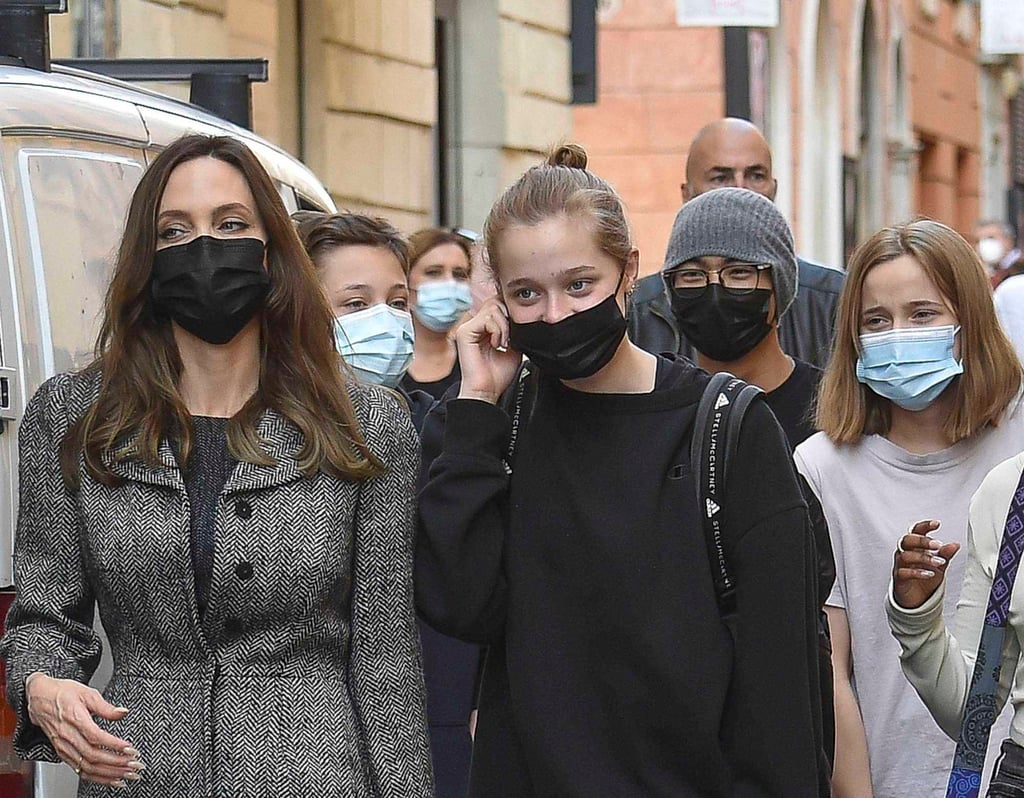 Angelina Jolie has six children with ex-husband Brad Pitt. Photo: Getty Images Angelina Jolie has six children with ex-husband Brad Pitt. Photo: Getty Images