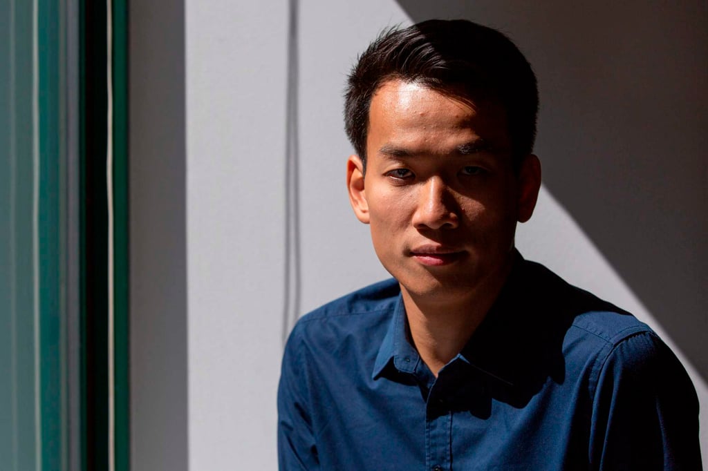 The Hong Kong Democracy Council’s executive director Brian Leung. Photo: AFP