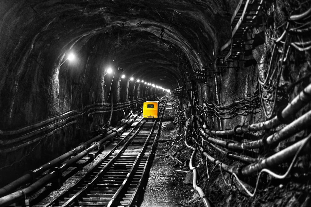 The tunnel to the Juno project’s underground laboratory, about a 30 minute train ride. Photo: Juno The tunnel to the Juno project’s underground laboratory, about a 30 minute train ride. Photo: Juno