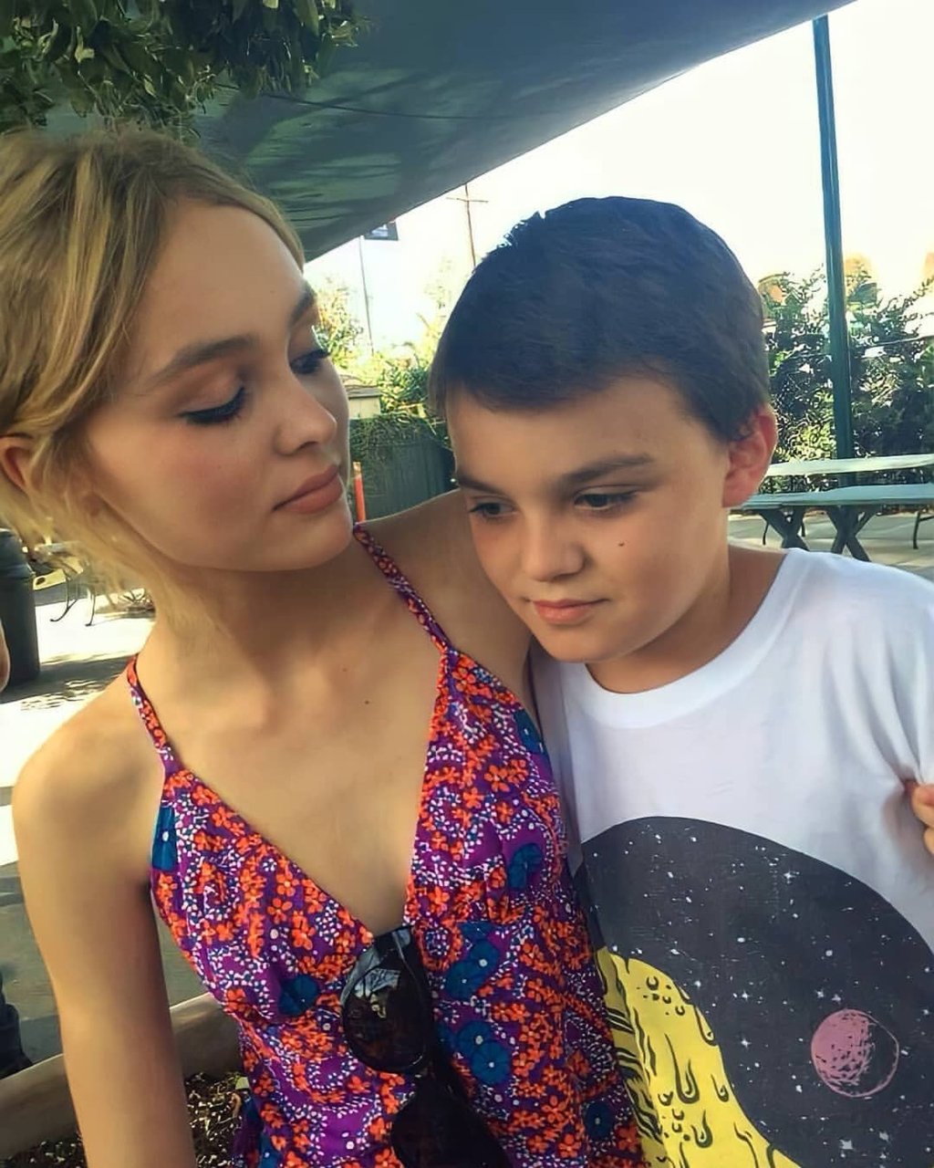 Lily-Rose Depp and Jack Depp. Photo: @jackidepp/Instagram Lily-Rose Depp and Jack Depp. Photo: @jackidepp/Instagram