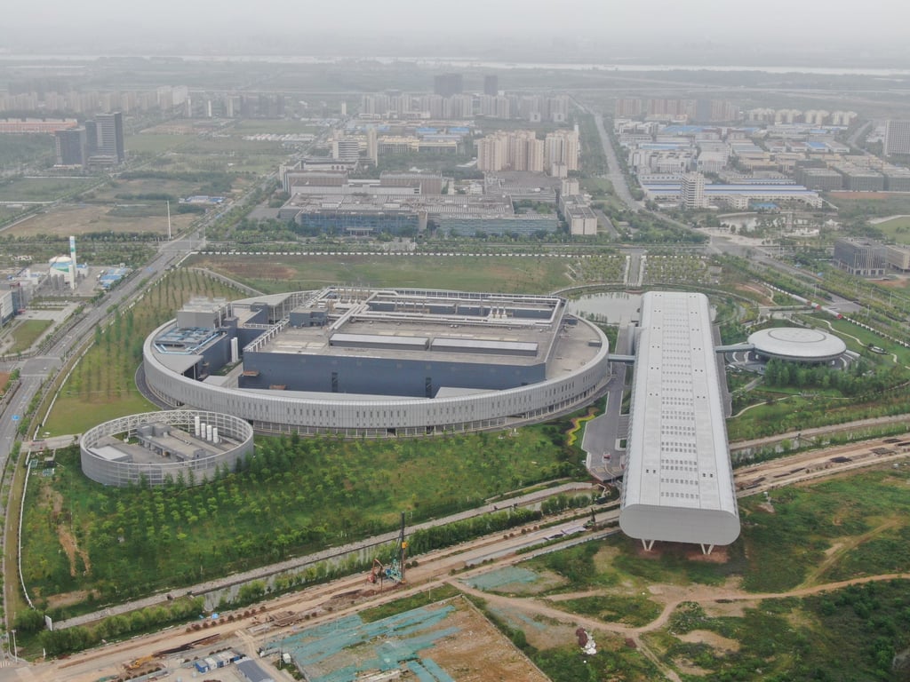 An aerial view of a plant of Taiwan Semiconductor Manufacturing Co in Nanjing, Jiangsu province. Photo: VCG via Getty Images