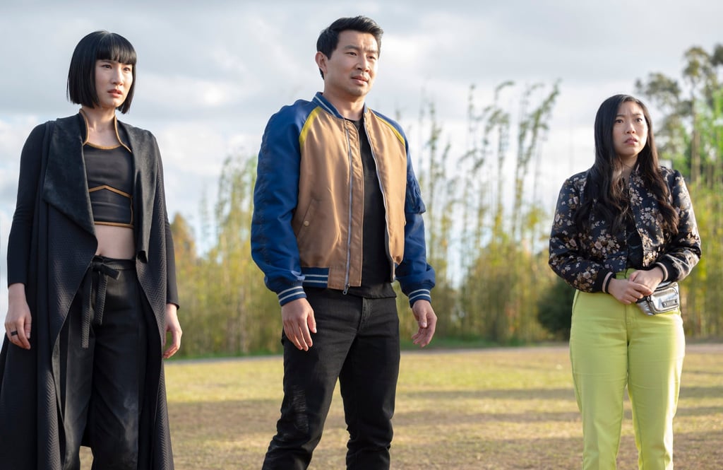 Xialing (Meng’er Zhang), Shang-Chi (Simu Liu) and Katy (Awkwafina) in Marvel Studios’ Shang-Chi and the Legend of the Ten Rings. Photo: Marvel Studios