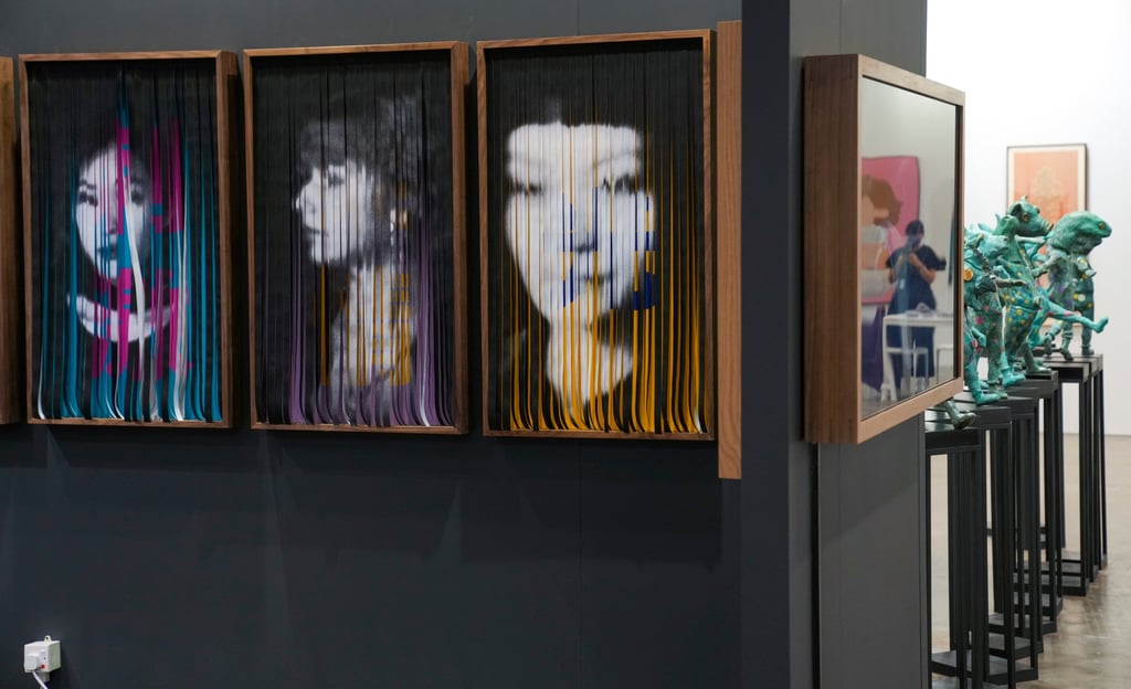 (Left) Works from Cyril Delettre’s Hopes series (2022). Photo: Sam Tsang (Left) Works from Cyril Delettre’s Hopes series (2022). Photo: Sam Tsang