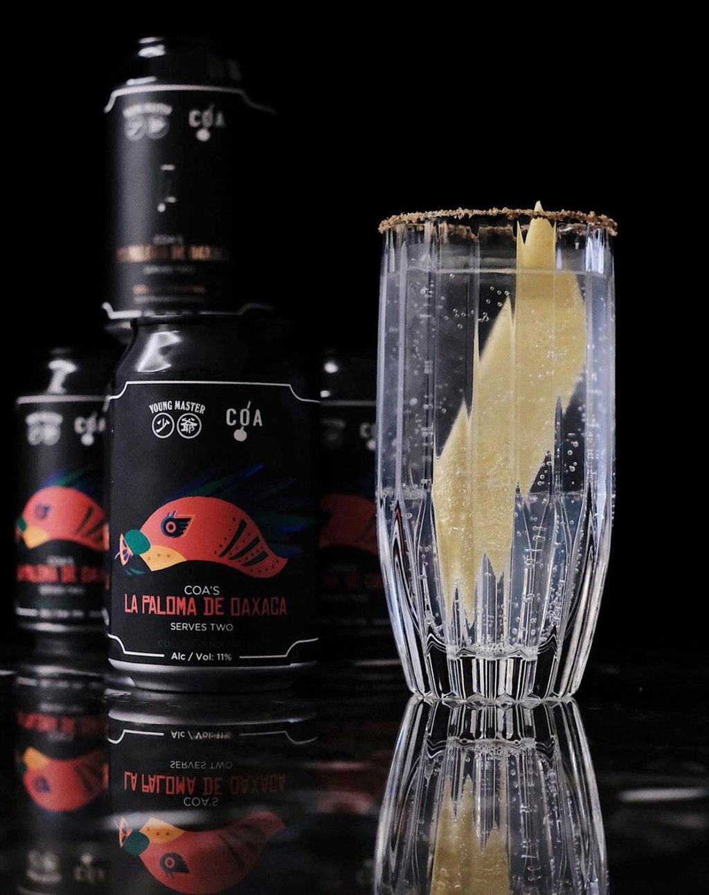 Coa’s first canned cocktail, the La Paloma de Oaxaca. Photo: Instagram/@ajitgurung