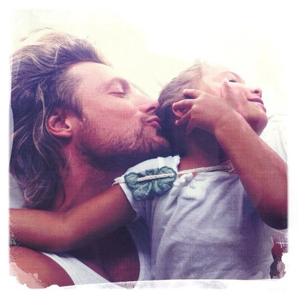 Gabriel Aubry and his daughter Nahla. Photo: @gabrielaubry/Instagram