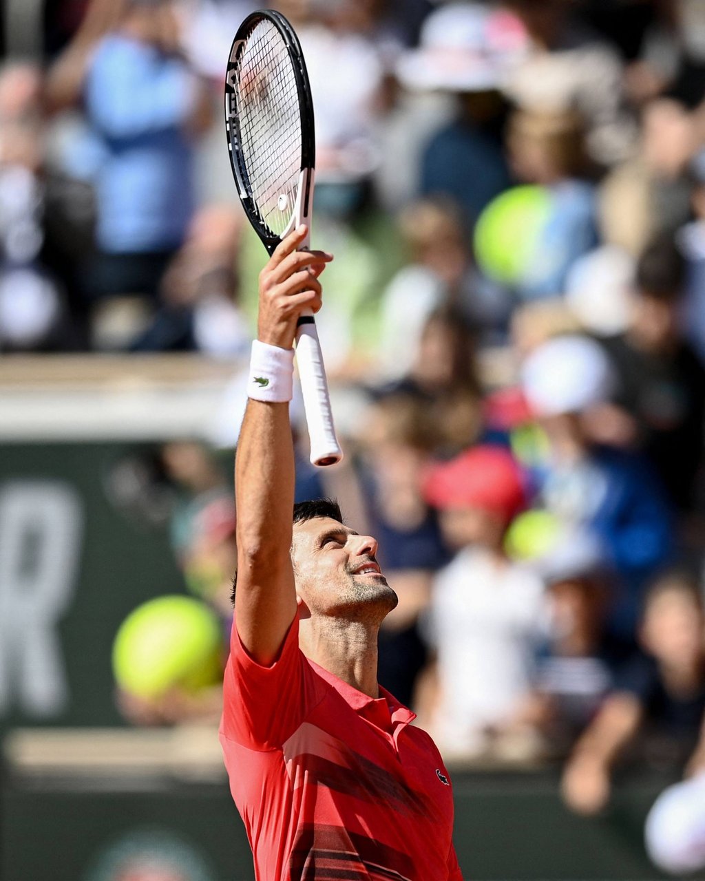 Djokovic reacts after beating Slovenia’s Aljaz Bedene on day six of the Roland Garros. Photo: AFP Djokovic reacts after beating Slovenia’s Aljaz Bedene on day six of the Roland Garros. Photo: AFP