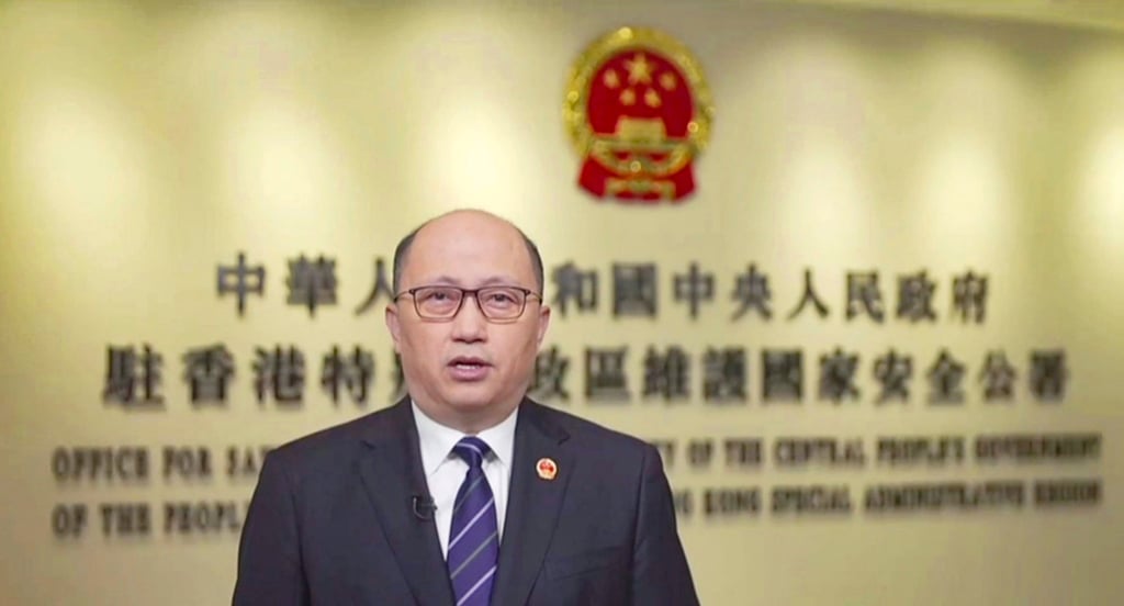 Zheng Yanxiong, director of the Office for Safeguarding National Security. Photo: Handout Zheng Yanxiong, director of the Office for Safeguarding National Security. Photo: Handout