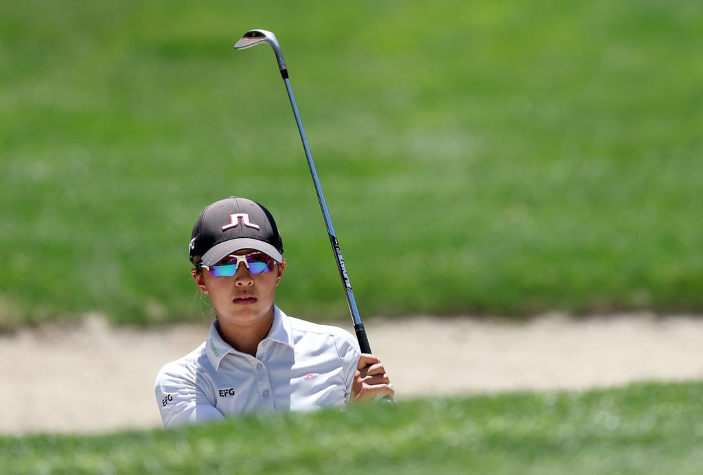 Hong Kong’s Tiffany Chan chips onto the green on the tenth hole during the LPGA Match-Play. Photo: AFP Hong Kong’s Tiffany Chan chips onto the green on the tenth hole during the LPGA Match-Play. Photo: AFP