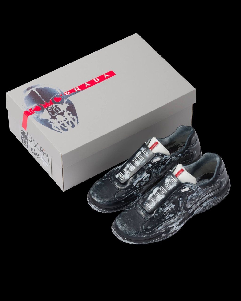 Prada x Cassius Hirst sneakers. Prada x Cassius Hirst sneakers.