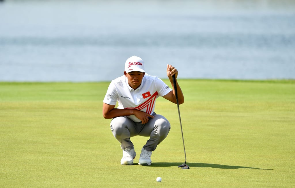 The Hong Kong amateur golfer pictured during round one of the PIF Saudi International. Photo: Asian Tour The Hong Kong amateur golfer pictured during round one of the PIF Saudi International. Photo: Asian Tour