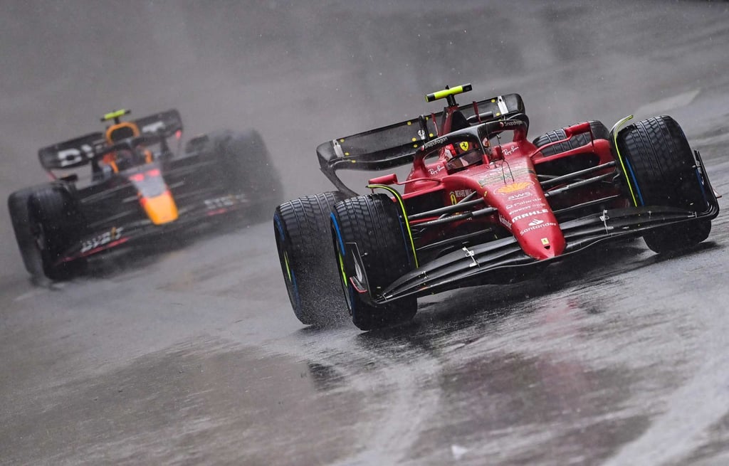 Rain delayed the Monaco GP by more than an hour. Photo: AFP