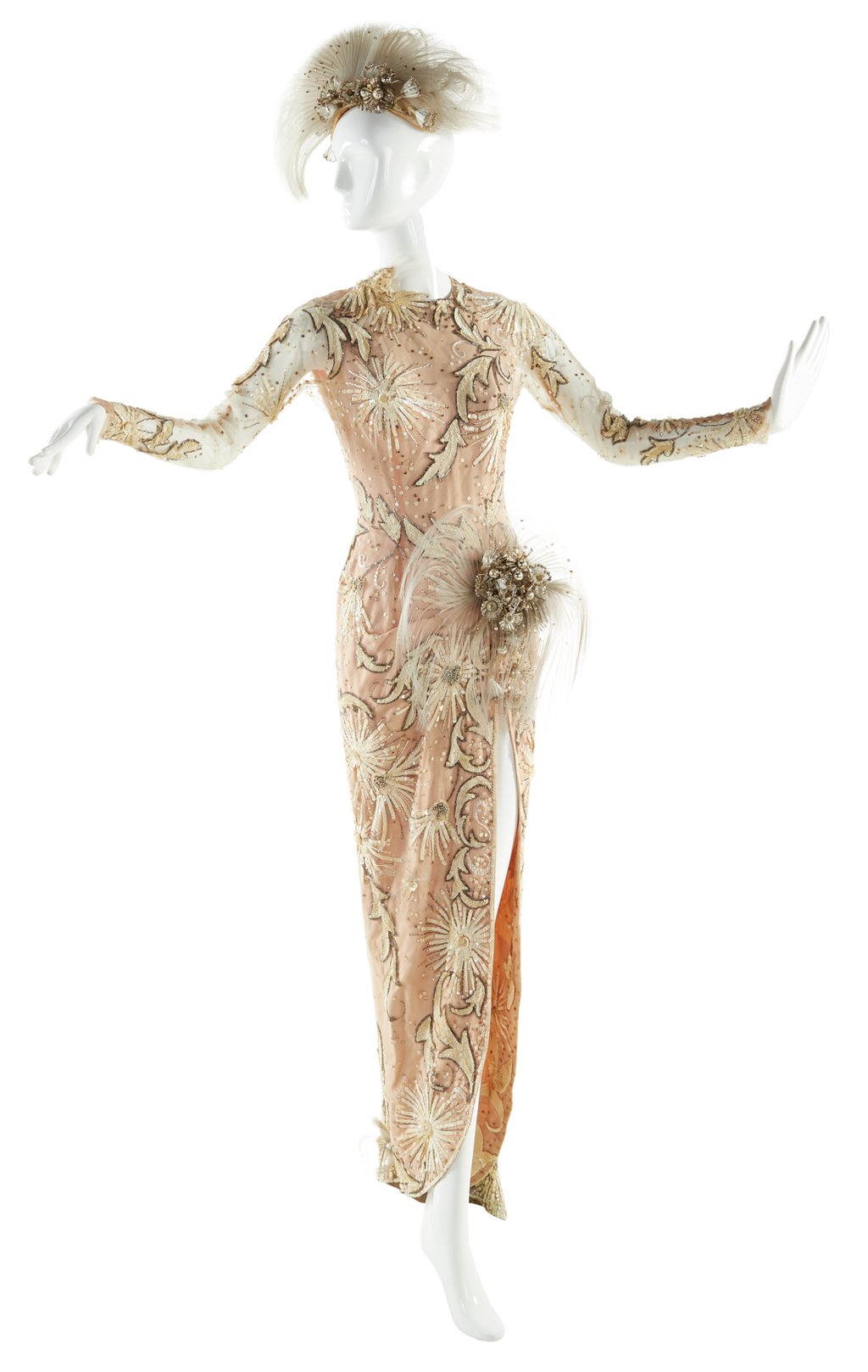 A dress worn by Marilyn Monroe in the 1954 musical, There’s No Business Like Show Business. Photo: Julien’s Auctions