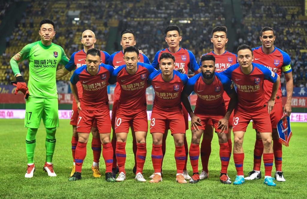 Chongqing Liangjiang Athletic disbanded and withdrew from the CSL under heavy debt. Photo: Handout Chongqing Liangjiang Athletic disbanded and withdrew from the CSL under heavy debt. Photo: Handout