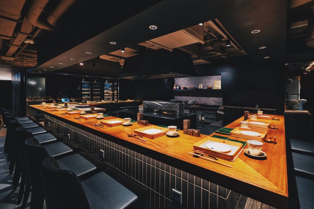 The slick new Kicho restaurant in Central does black chicken justice with its refined 16 course menu. Photo: Handout The slick new Kicho restaurant in Central does black chicken justice with its refined 16 course menu. Photo: Handout