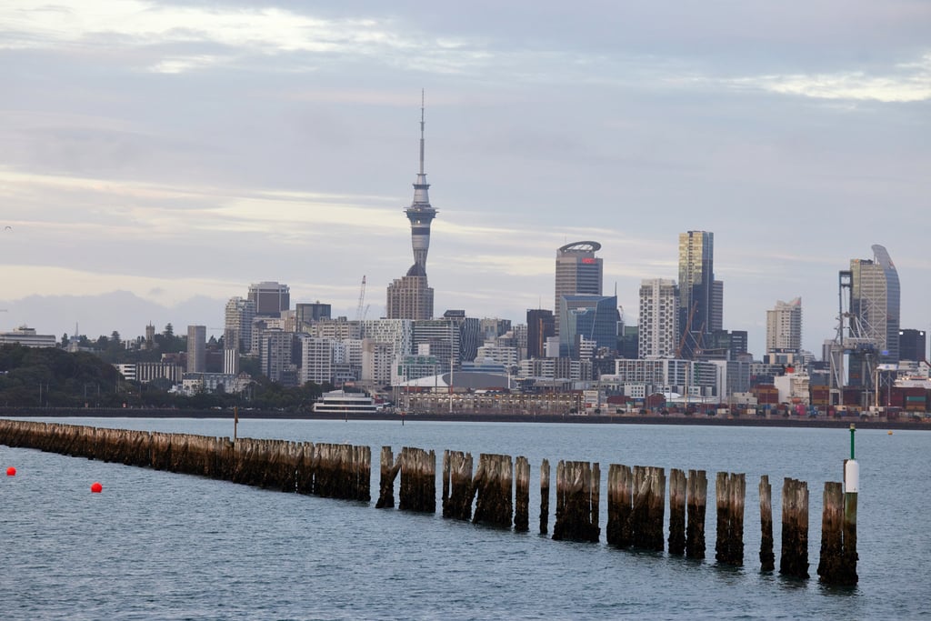 The Sky Tower and buildings in Auckland, New Zealand, in November 2021. Photo: Bloomberg
