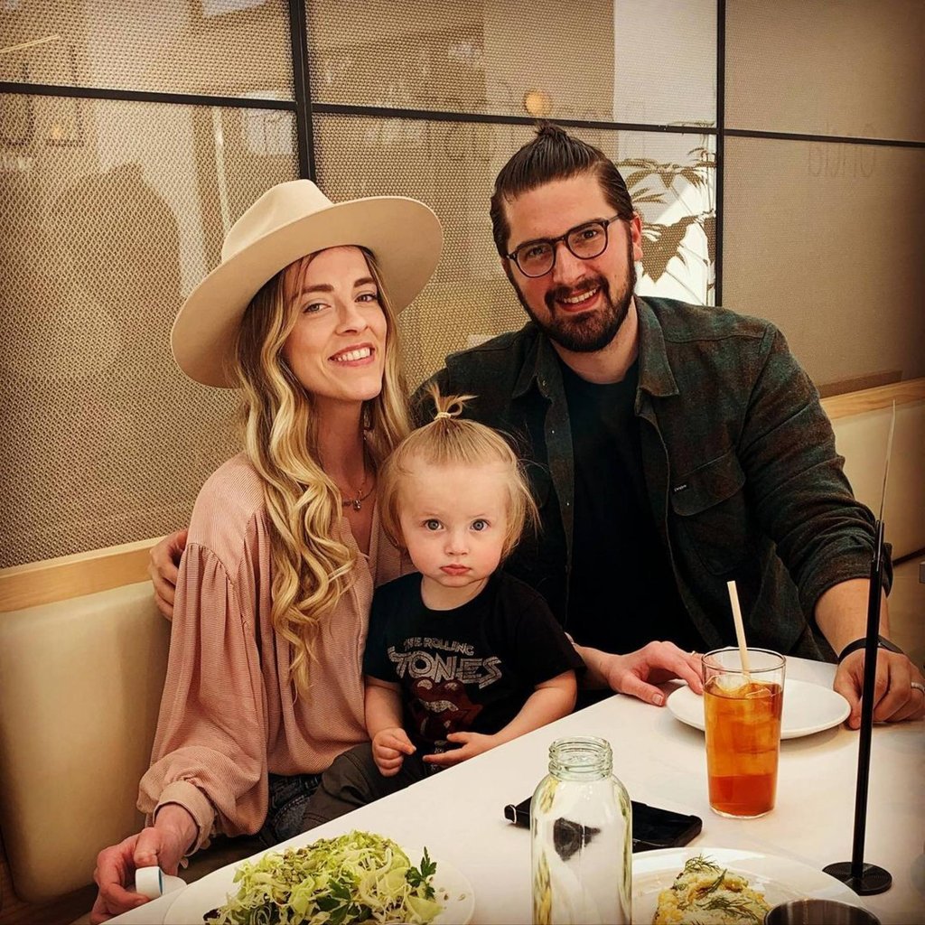 Amber Heard’s sister, Whitney Henriquez, with her husband Gavin Henriquez and child. Photo: @whitheard/Instagram