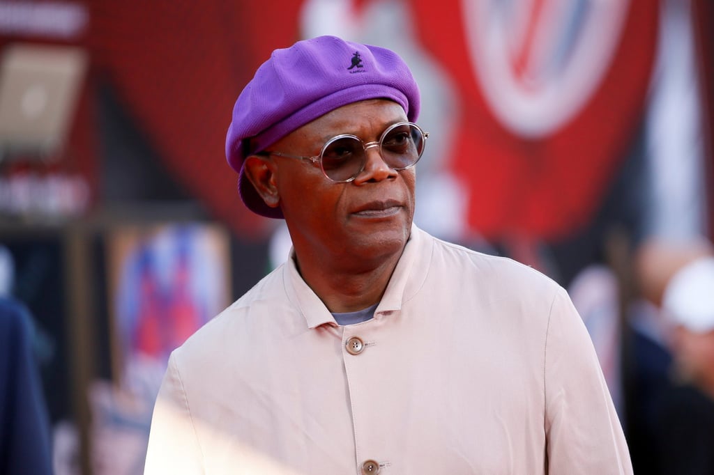 Actor Samuel L Jackson poses at the world premiere of Marvel Studios’ Spider-Man: Far From Home in Los Angeles, California, US, in June 2019. Photo: Reuters Actor Samuel L Jackson poses at the world premiere of Marvel Studios’ Spider-Man: Far From Home in Los Angeles, California, US, in June 2019. Photo: Reuters