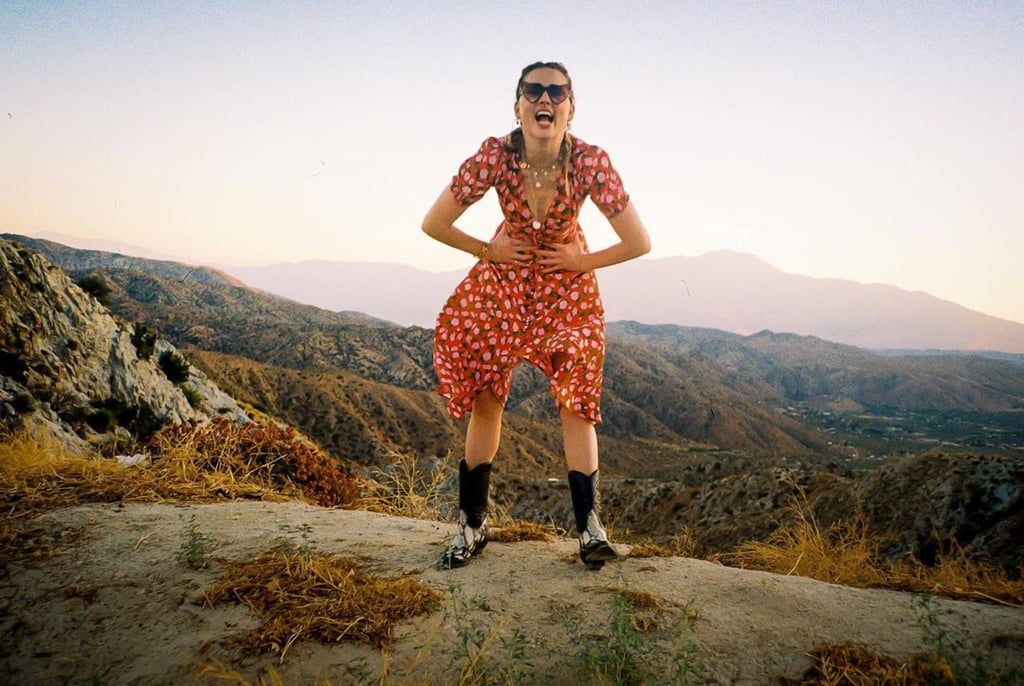 Amber Heard in Yucca Valley. Photo: @amberheard/Instagram