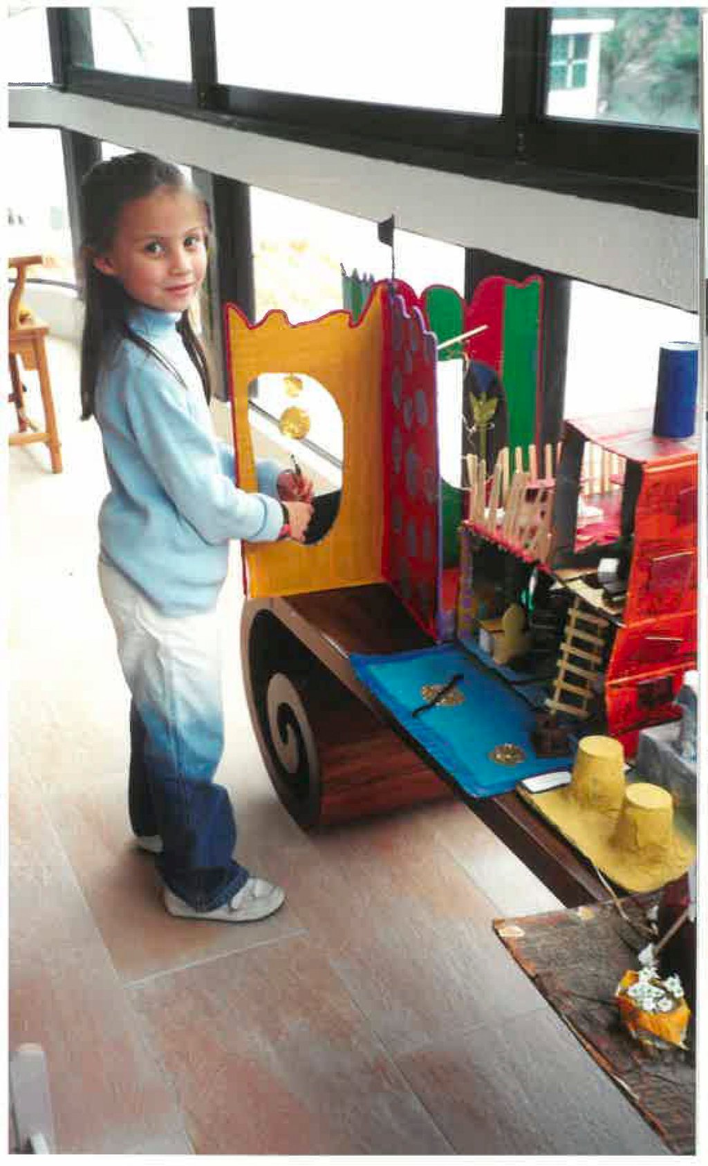 Hotung aged seven. “My mum never knew what to do with all my art projects because I wanted to keep them all and there wasn’t enough space. Finally she just let this corridor become the art project corridor.” Photo: Courtesy of Sophia Hotung Hotung aged seven. “My mum never knew what to do with all my art projects because I wanted to keep them all and there wasn’t enough space. Finally she just let this corridor become the art project corridor.” Photo: Courtesy of Sophia Hotung