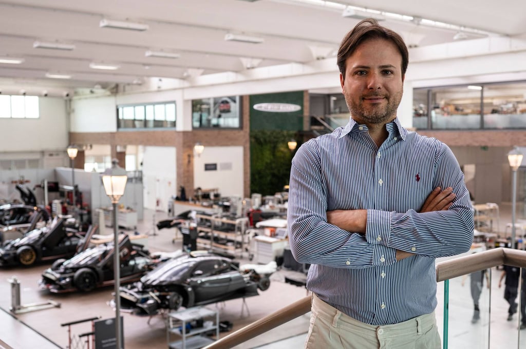 Christopher Pagani, the son of the founder, and communications chief. Photo: Marco Bertorello/AFP Christopher Pagani, the son of the founder, and communications chief. Photo: Marco Bertorello/AFP