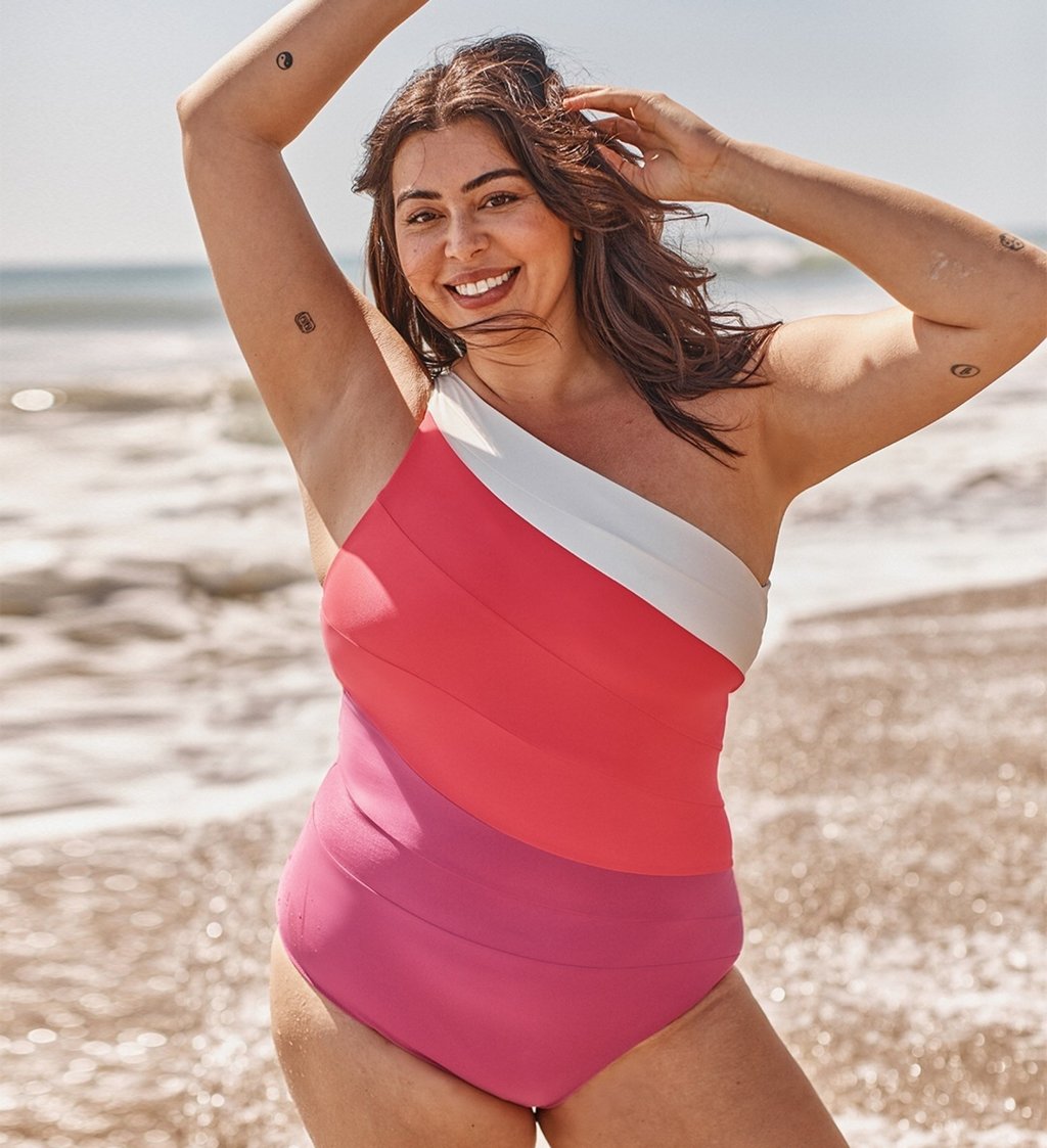 High leg swimsuit plus size outlet