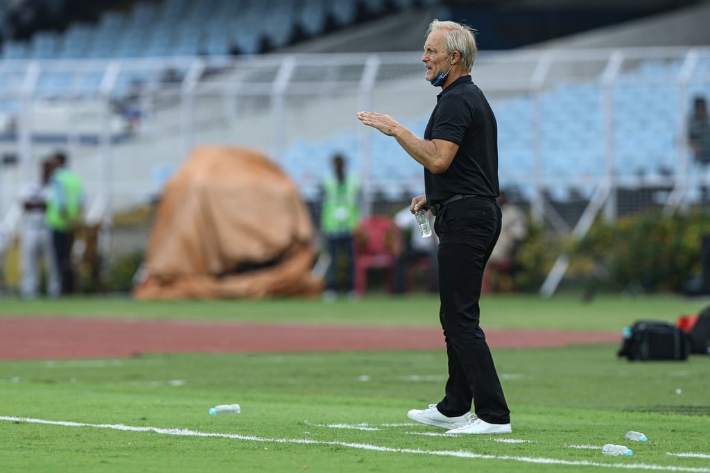 Jorn Andersen was delighted with the performance of his charges against Afghanistan. Photo: HKFA