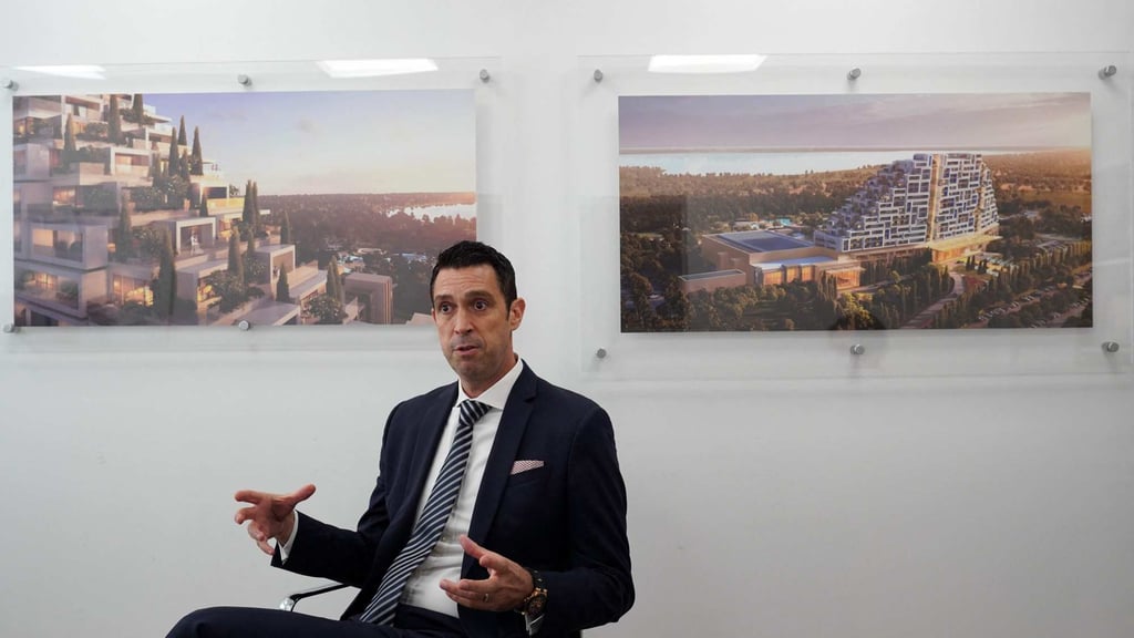 Grant Johnson, property general manager of Melco Resorts and Entertainment. Photo: Roy Issa/AFP Grant Johnson, property general manager of Melco Resorts and Entertainment. Photo: Roy Issa/AFP