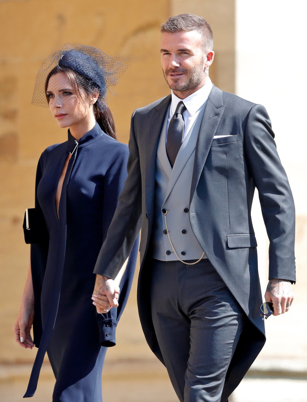 Victoria and David Beckham were invited to the wedding of Prince Harry to Meghan Markle in Windsor, England. Photo: Getty Images Victoria and David Beckham were invited to the wedding of Prince Harry to Meghan Markle in Windsor, England. Photo: Getty Images
