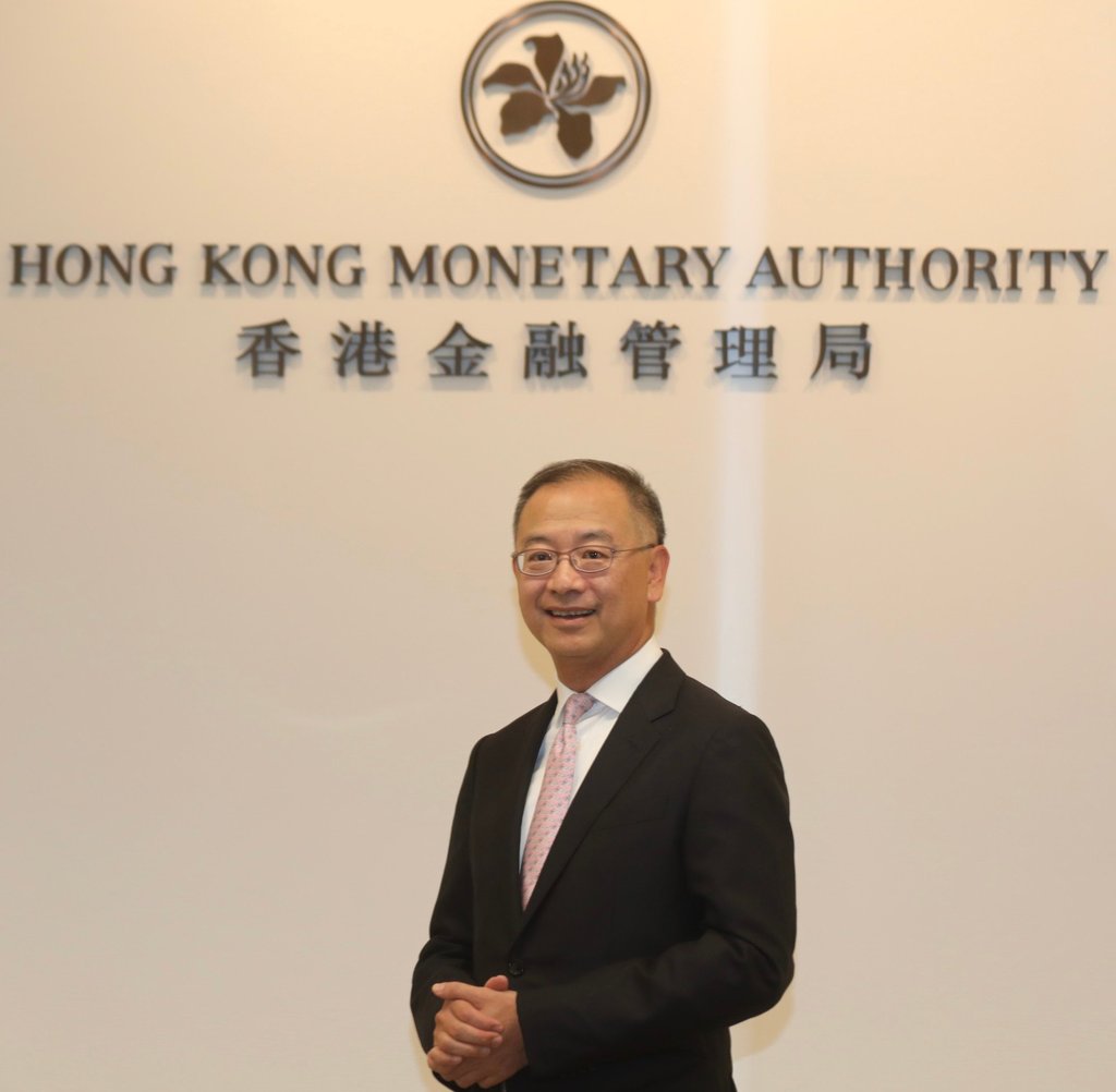 Hong Kong Monetary Authority (HKMA)'s chief executive officer Eddie Yue Wai-man at the HKMA’s office in Central on 10 June 2022. Photo: Xiaomei Chen