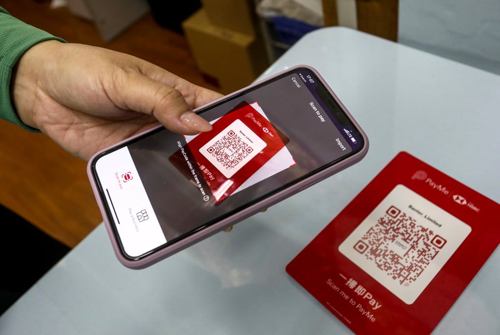 Residents can choose to store their e-vouchers among a list of six service providers, including PayMe. Photo: Jonathan Wong Residents can choose to store their e-vouchers among a list of six service providers, including PayMe. Photo: Jonathan Wong