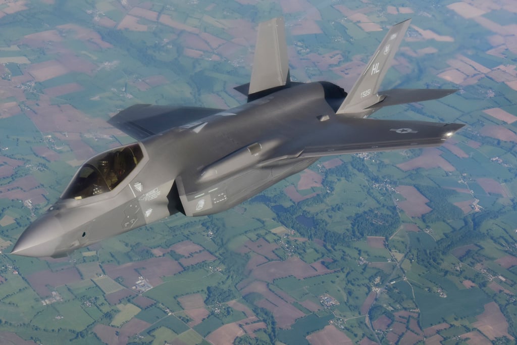 An F-35 fighter jet. Thai media had reported that Prayuth would discuss procurement of the aircraft with Austin, but the US defence chief did not comment on the matter. Photo: US Air Force via TNS