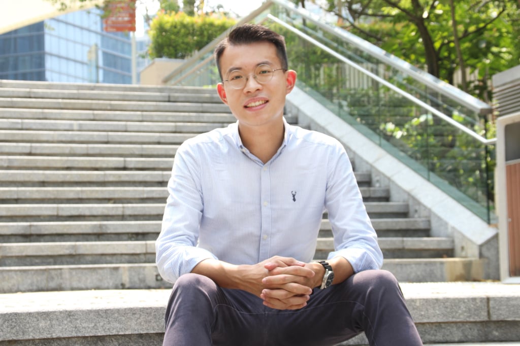 Jenzen Fung gave up a promotion at a tech company in order to join the TLT programme, so he could learn about Hong Kong’s I&T ecosystem and experience its start-up culture. Photo: HKSTP